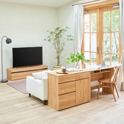 シリーズで揃えて統一感のあるリビングに