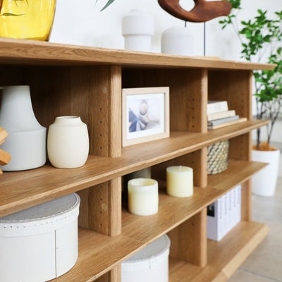 一枚板のような棚板