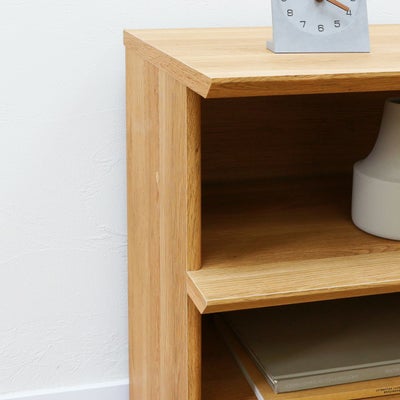 棚の横ラインを強調する側板