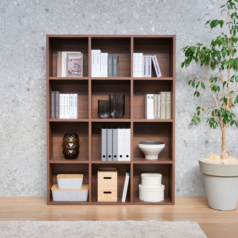 [部屋が美しく整う正方形]棚1マスは幅も高さも38.2cmの正方形。お部屋の空間もきれいに整った印象になります。