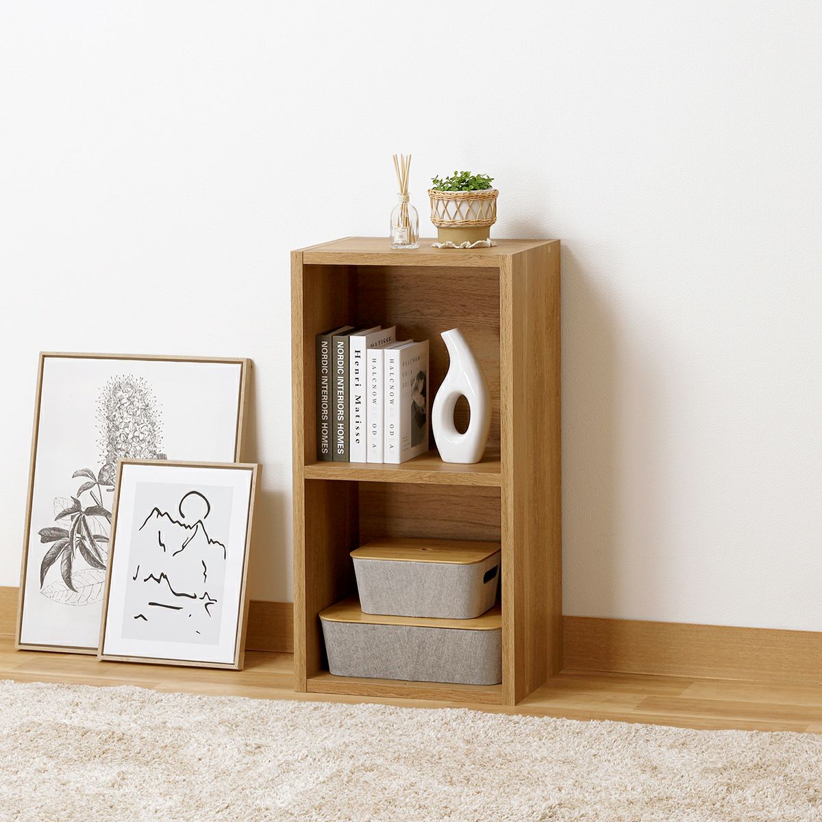 再値下げしました！【シェルフ】シェルフ 一世紀家具 フリーラック 飾り棚 キャビネット:ブラウン 一生紀（ISSEIKI） シェルフ ラック 本棚 棚 オープンラック 収納棚