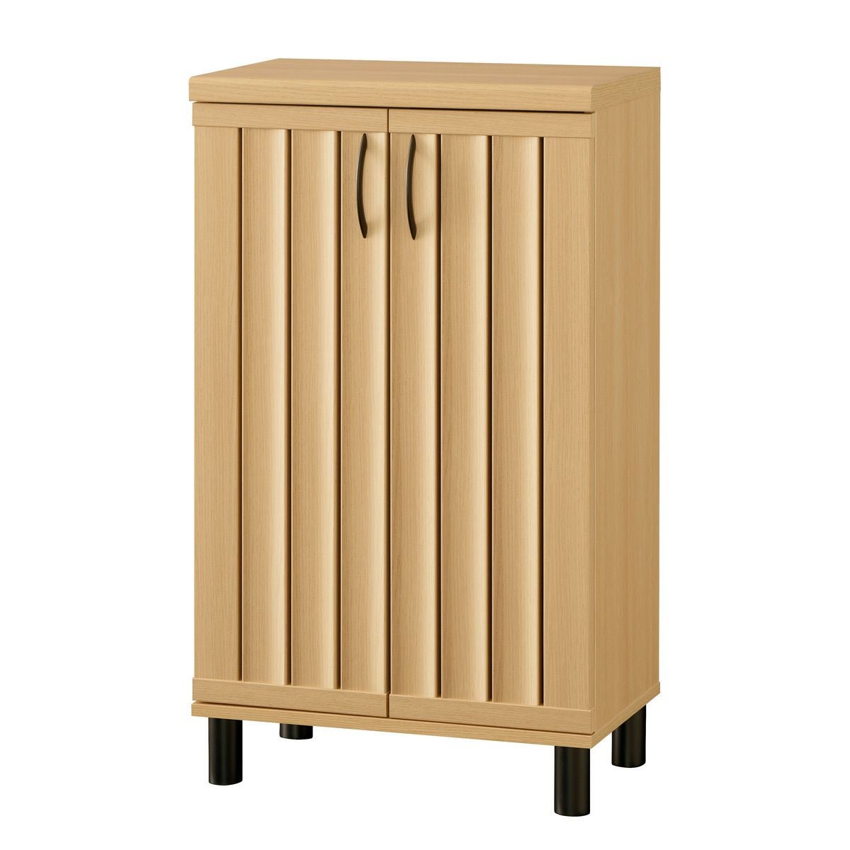 下駄箱 シューズボックス 幅60cm 高さ103cm ナチュラルブラウン 通気性