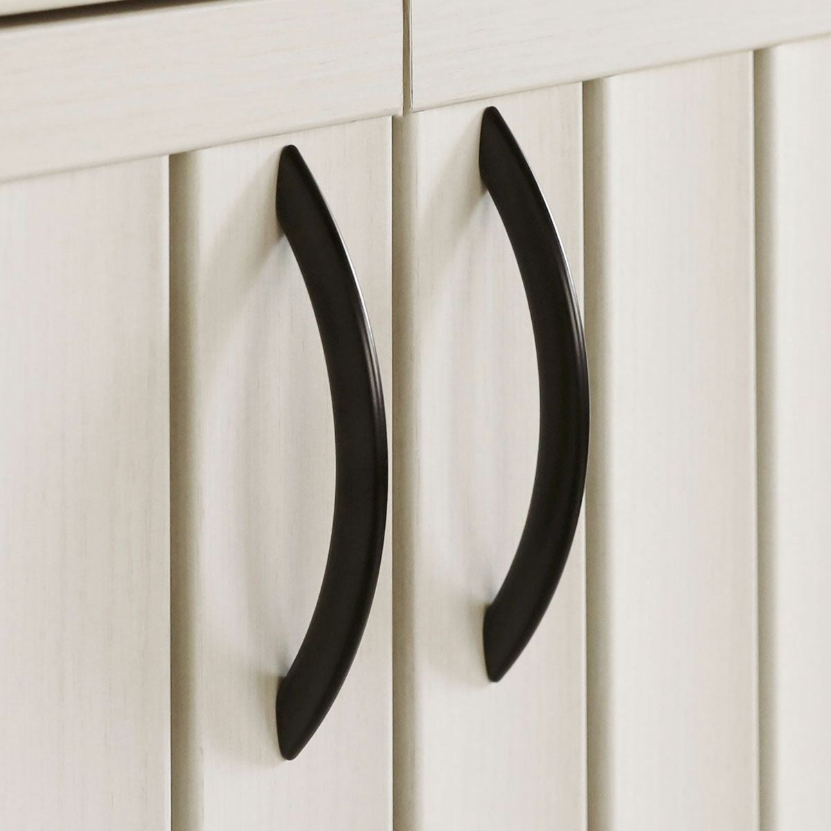 下駄箱 シューズボックス 幅75cm 高さ103cm ホワイト 白木目 通気性