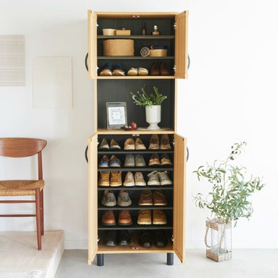 約27足の靴を収納できます