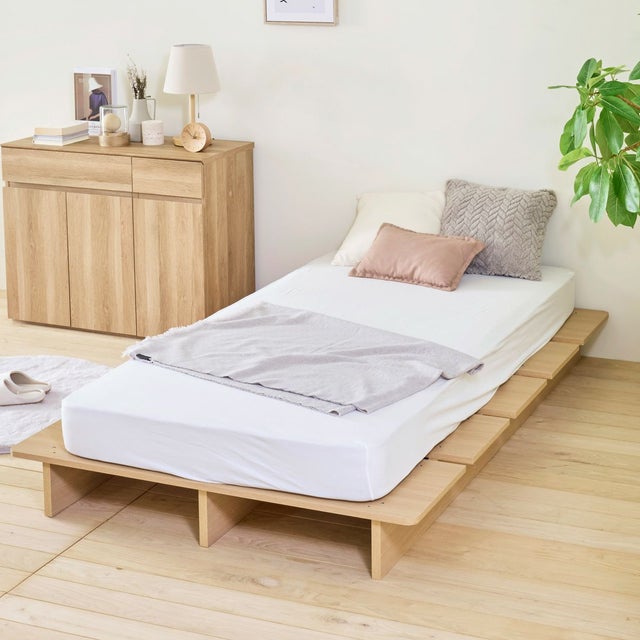 SHIRAI STORE ボナセラ BSR-2012BED-NA シングル ローベッド