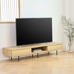 [凛とした、やすらぎの場所。]ジャパンディスタイルのテレビ台。北欧の雰囲気をベースに和風をちりばめたデザインで心安らぐ空間をつくります。