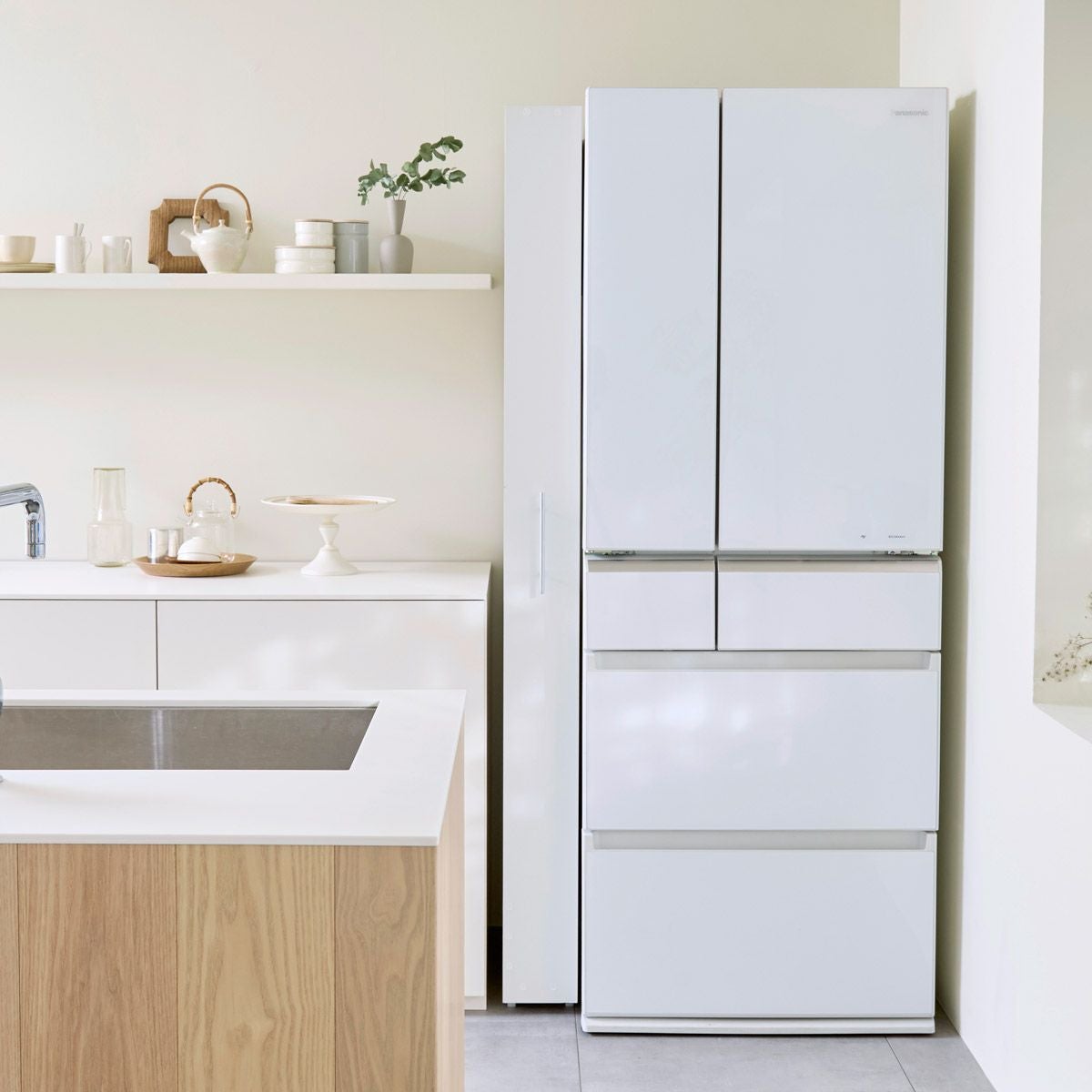 隙間収納 ストッカー 幅15cm 高さ181cm ホワイト 白単色 グレー スリム