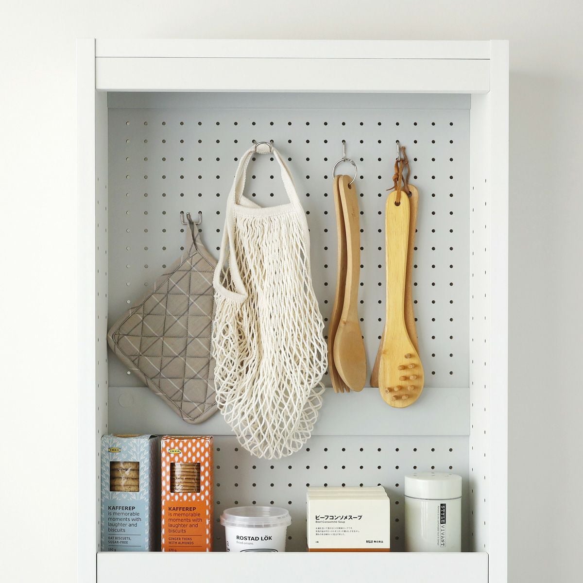 隙間収納 ストッカー 幅15cm 高さ181cm ホワイト 白単色 グレー スリム