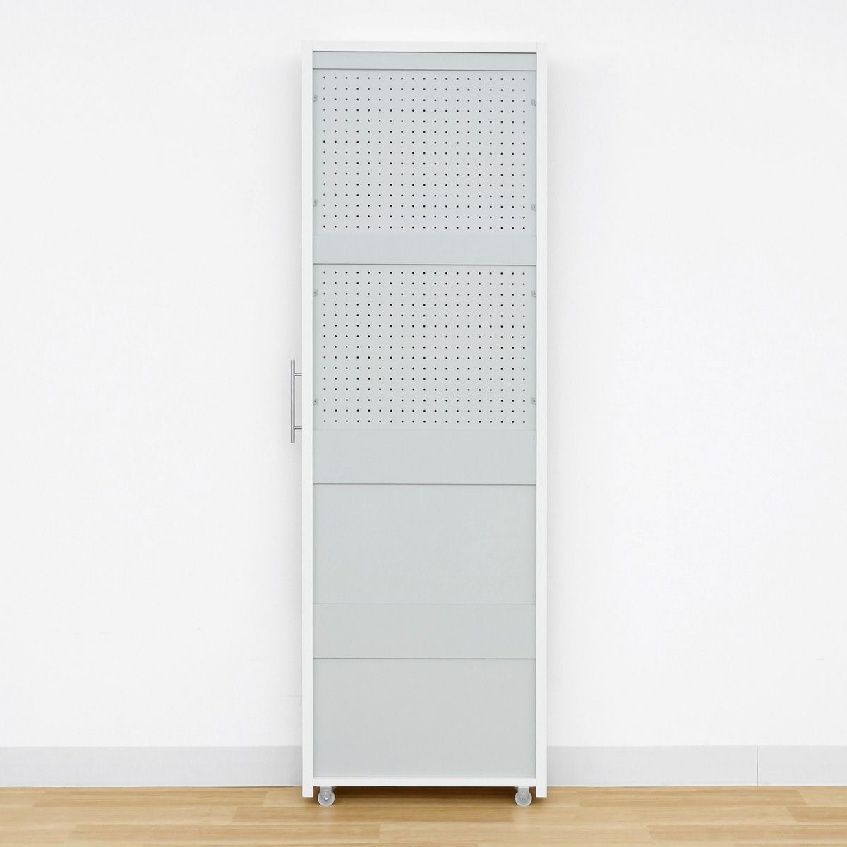 隙間収納 ストッカー 幅15cm 高さ181cm ホワイト 白単色 グレー スリム