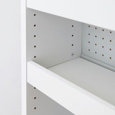 高さを調節できる移動棚