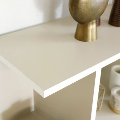 くすみカラーのディスプレイラック