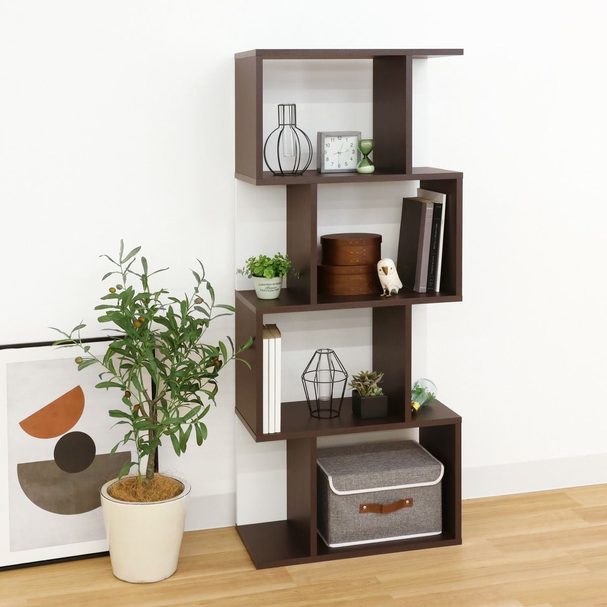 本棚・ラック・カラーボックス ダークブラウン系 | 家具インテリア通販