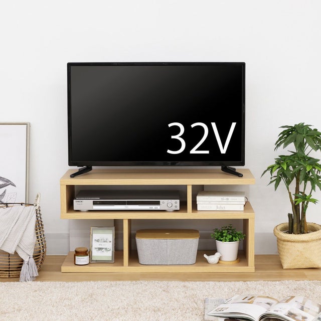 テレビ台 幅79cm 高さ39cm ナチュラルブラウン 32V型対応 TVボード 
