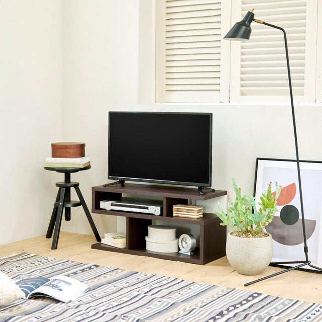 テレビ台 幅79cm 高さ39cm ダークブラウン 32V型対応 TVボード 