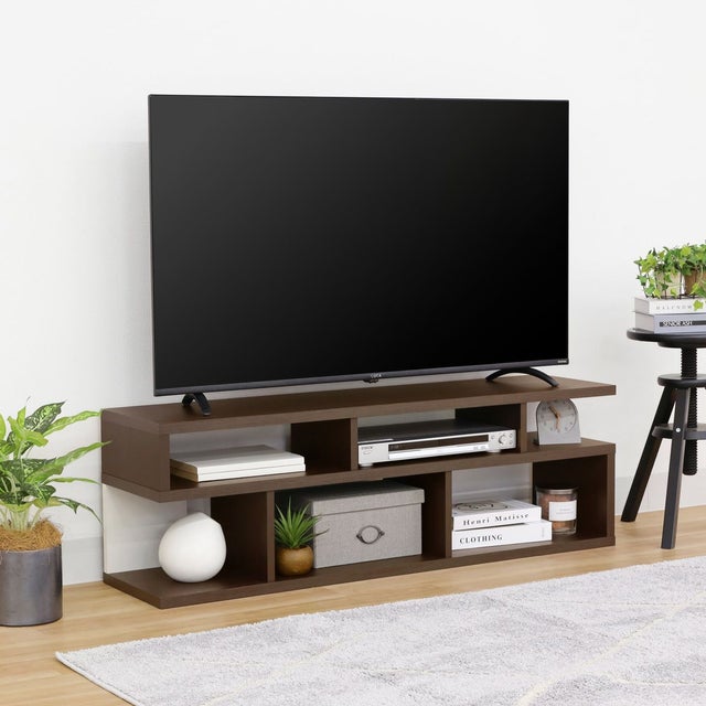 テレビ台 幅119cm 高さ39cm ダークブラウン 50V型対応 TVボード 