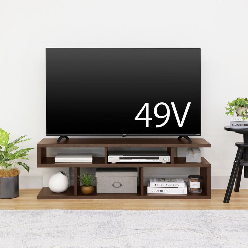 [50V型までのテレビ対応]50V型までのテレビが置ける幅118.4cmのテレビ台です。※お使いのテレビのサイズ・重量を必ずお確かめください。