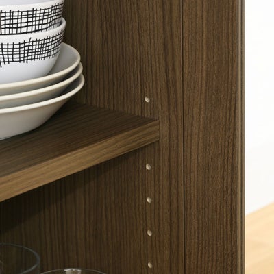 高さを調節できる移動棚