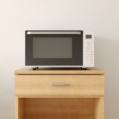 電子レンジも置ける天板耐荷重