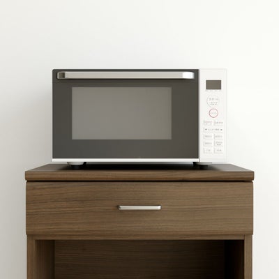 電子レンジも置ける天板耐荷重