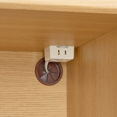 1口コンセントと配線用ゴムコーダー