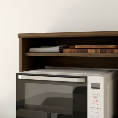 電子レンジの上のスペースを有効活用