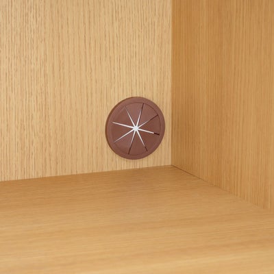 電源コードを通せる配線用ゴムコーダー