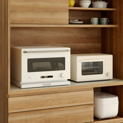 キッチン家電を並べて時短料理を楽しむ