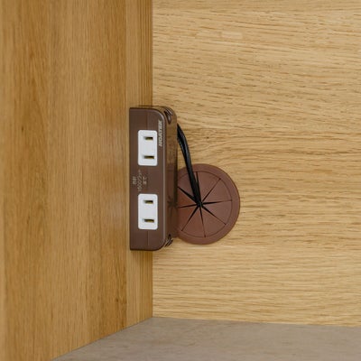 2口コンセント付き