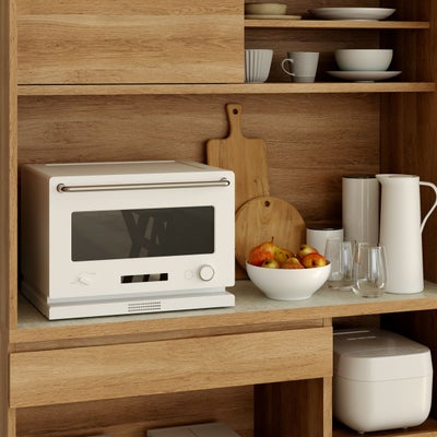 キッチン家電を並べて時短料理を楽しむ