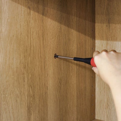 横連結はネジでしっかり固定