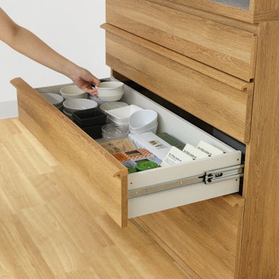 奥まで見渡せる引き出し