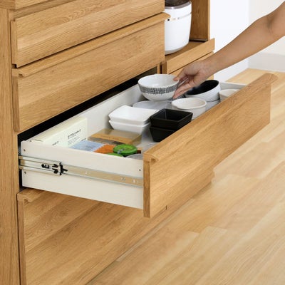 奥まで見渡せる引き出し