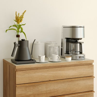 キッチン家電を並べて時短料理を楽しむ