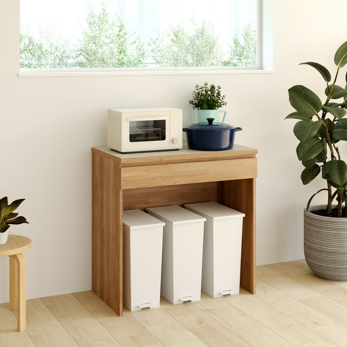 ゴミ箱上ラック（キッチン収納） | 家具インテリア通販のSHIRAI STORE