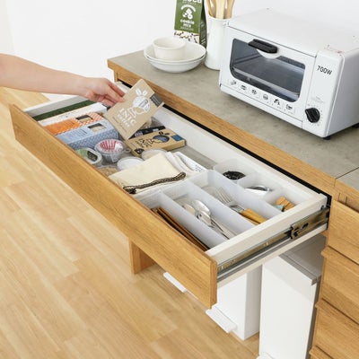 奥まで見渡せる引き出し