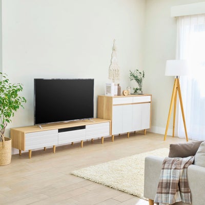 ナチュラルオーク × ホワイト