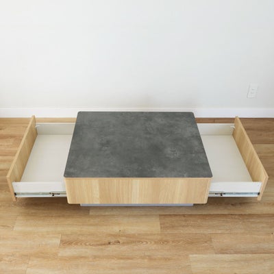 2杯の引き出し付き