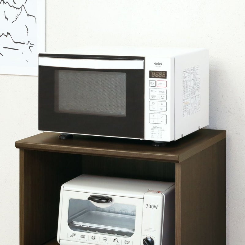 [単機能電子レンジが置けます]天板は耐荷重20kg。単機能電子レンジが設置できます。