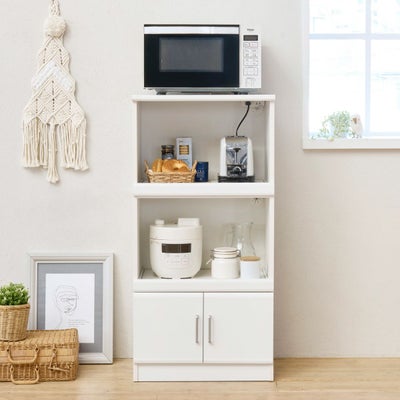 キッチン家電を1か所にまとめて収納