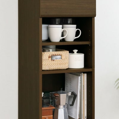 取り出しやすいオープン棚