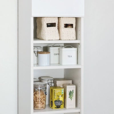 取り出しやすいオープン棚