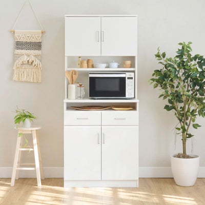 家電やキッチン用品をまとめて収納