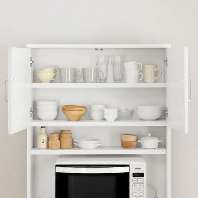 カップや小皿の収納