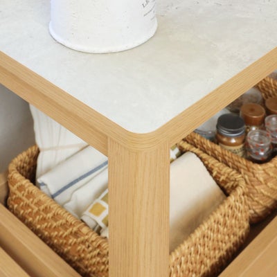 角に丸みをもたせた優しいデザイン