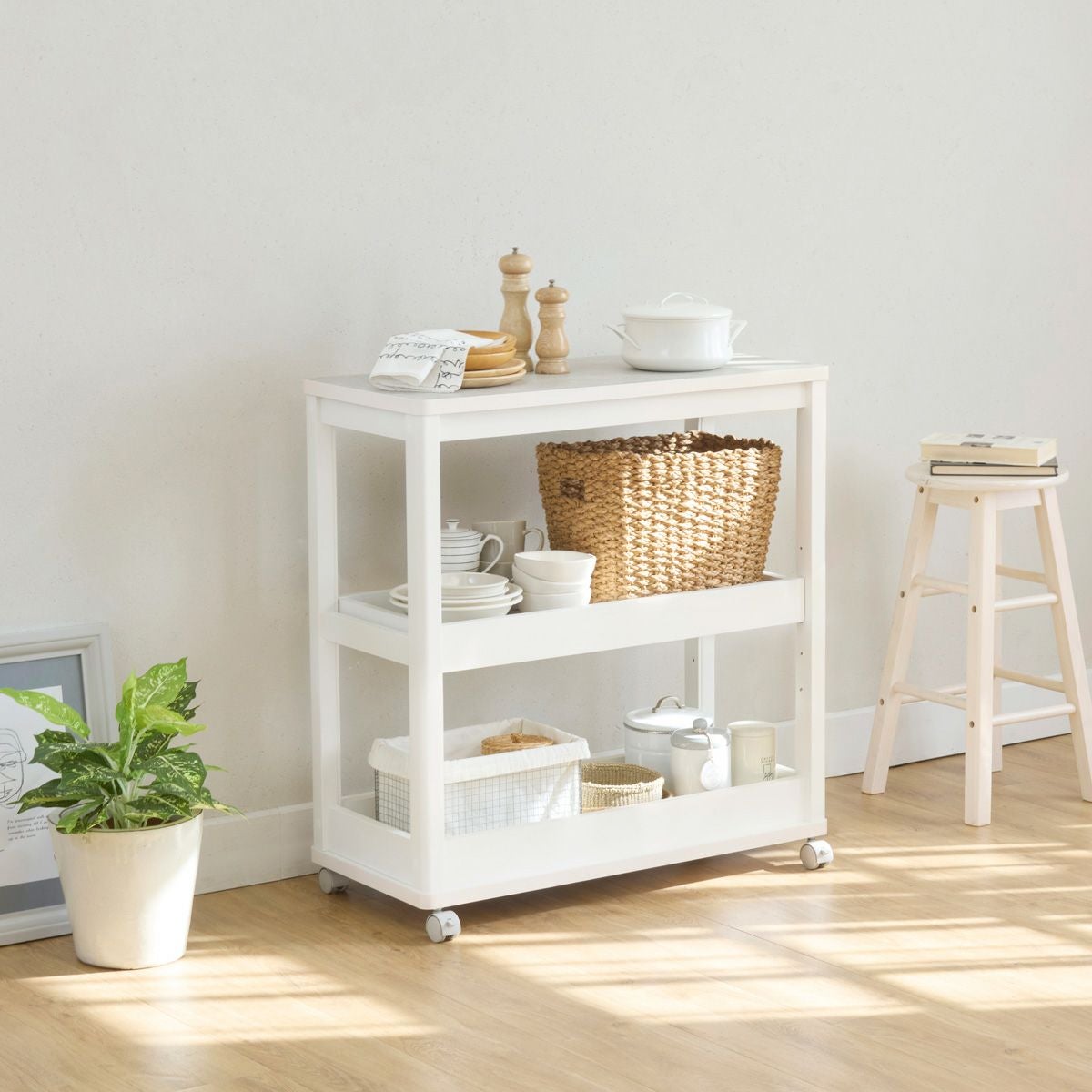 キッチン収納 ホワイト（白木目）系 | 家具インテリア通販のSHIRAI