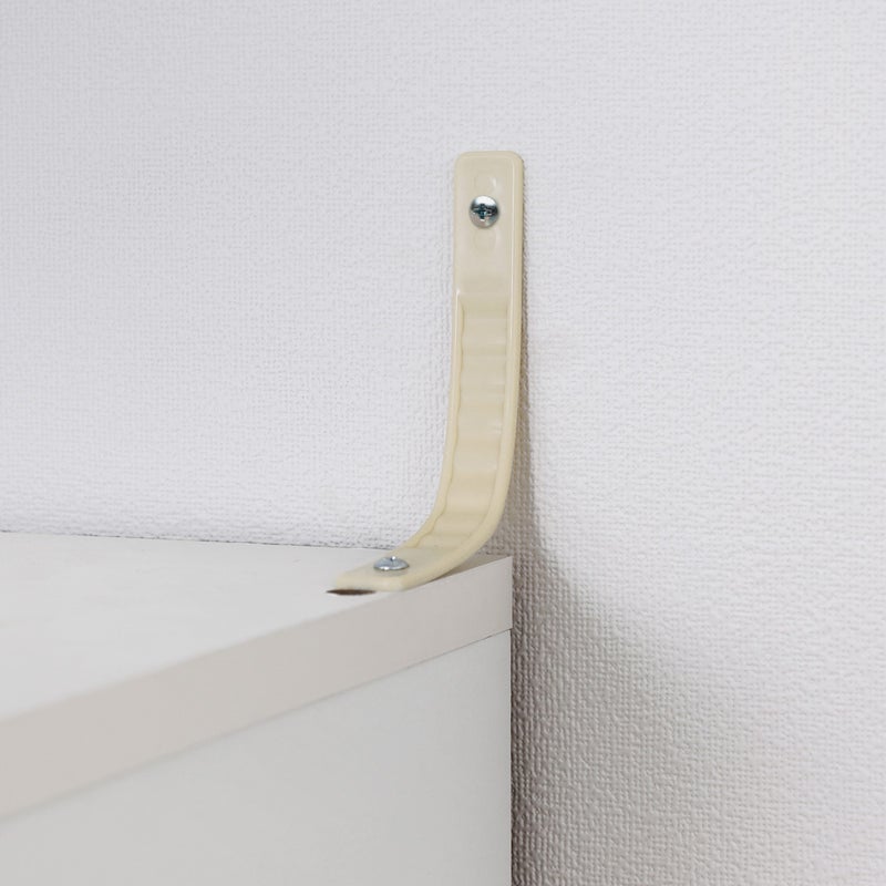 [免震補助バンド付き]家具と壁を固定して、地震などでの前倒れをしにくくする免震補助バンドが付属しています。※画像はイメージです